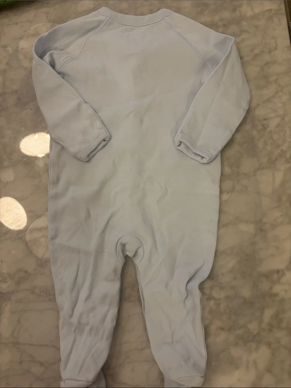 Ralph Lauren Light Blue Baby onesie 3-6 months